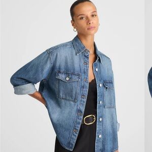 Madewell Denim Oversized Shirt-Jacket